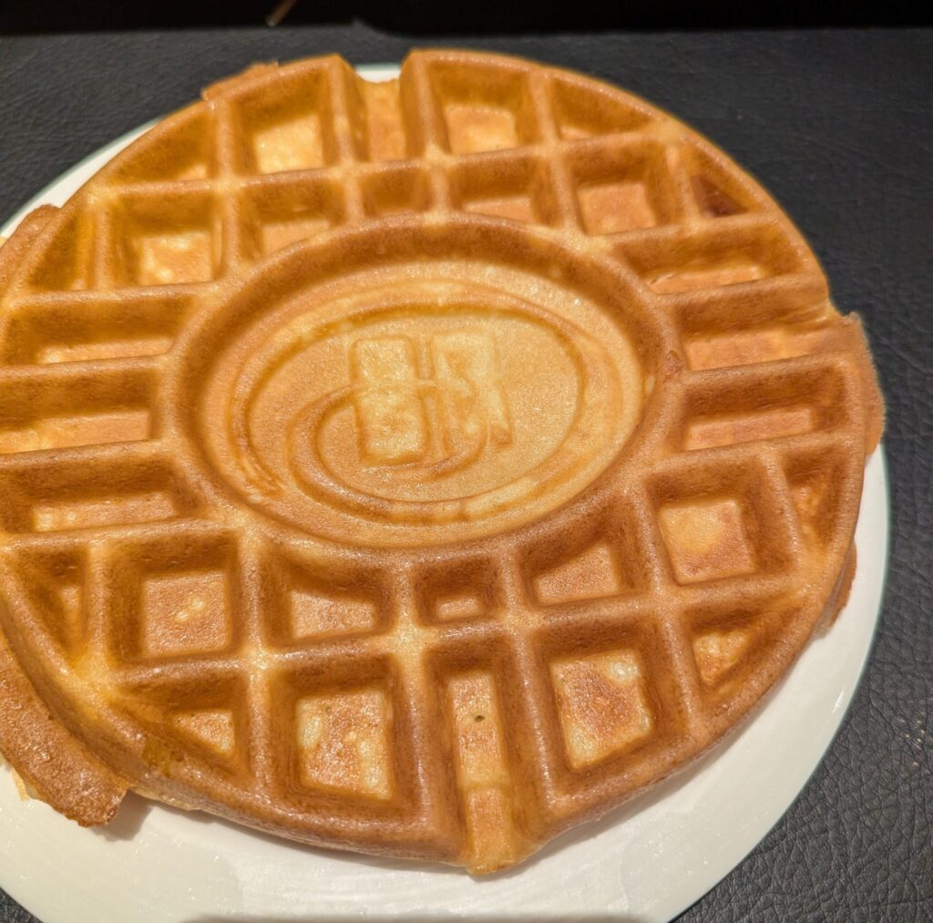 ヒルトン東京ベイ エグゼクティブラウンジ ワッフル