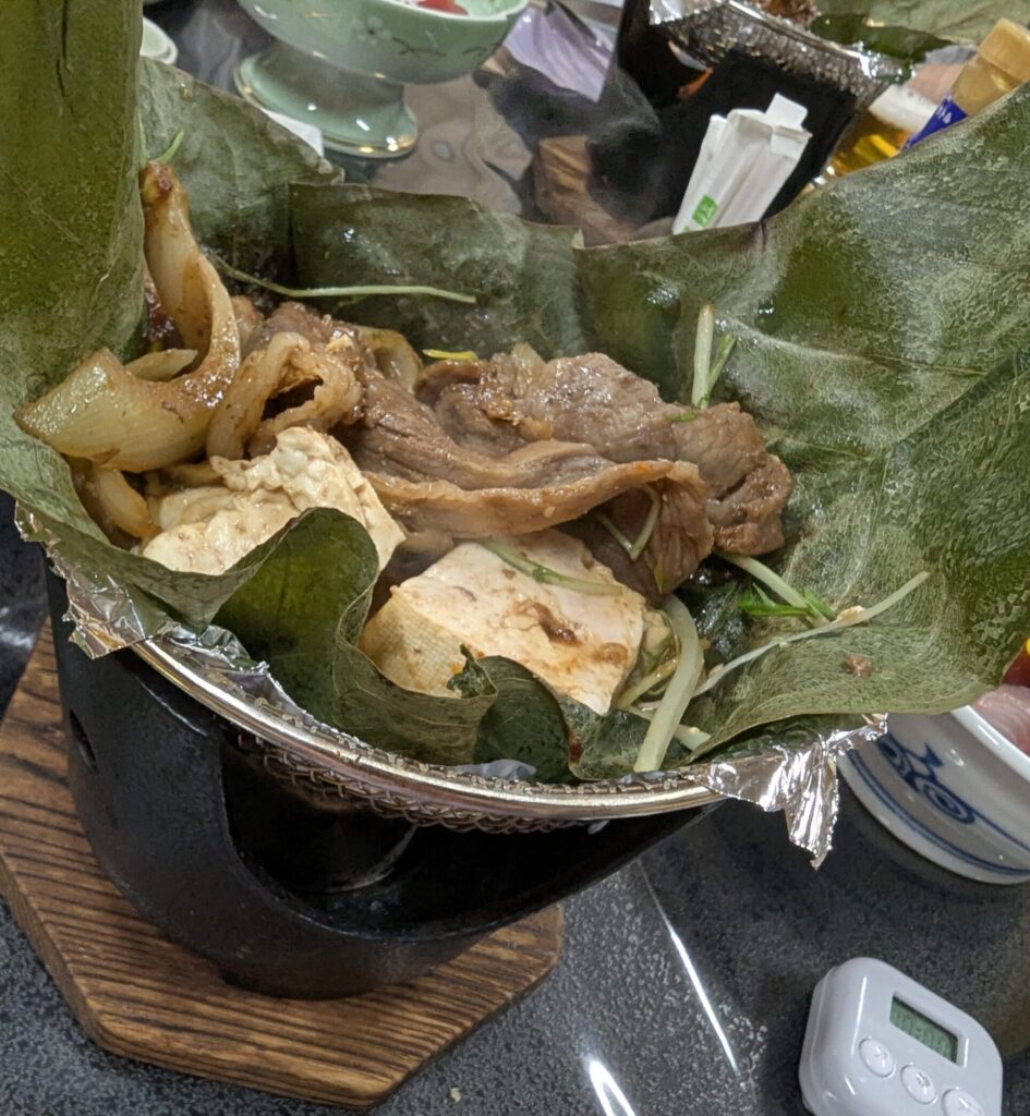 山荘なぎさ　夕食