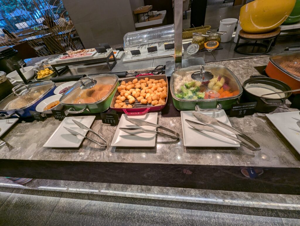 ヒルトン東京ベイ　エグゼクティブラウンジ　惣菜