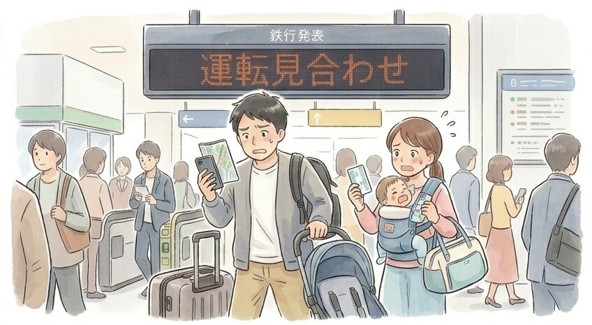 実際にあったトラブル 電車