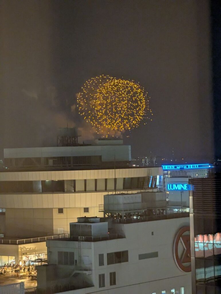 ダイワロイネットホテル大宮西口 花火